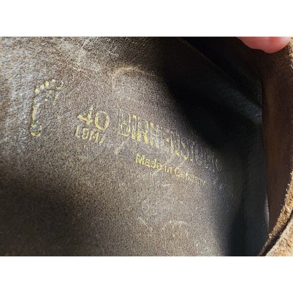 Birkenstock Zurich Suede Sandals Brown EU40 W8.5 M7.5 Brown - Picture 6 of 6